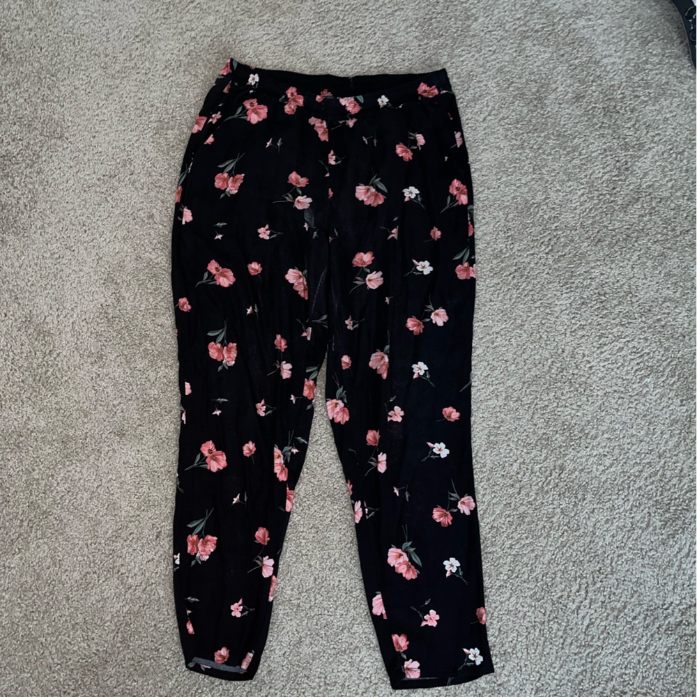 H&M Floral Dress Pants